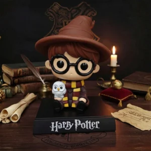 harry potter bobblehead figurine with stand – wizard collectible showpiece for desk, car dashboard & magical gift decor