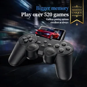 s10 wireless gamepad with 520+ built in games | hdmi tv output retro gaming console