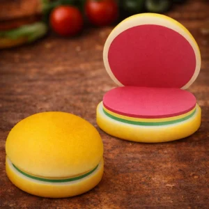 burger shape notebook | cute hamburger style memo pad for kids & gifting