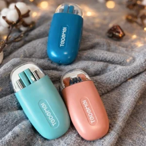 cute kawaii portable cutlery set – stainless steel fork, spoon & chopsticks with pocket case