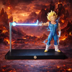 inspired by vegeta – the prince of all saiyans | final flash magnetic touch led night lamp (16cm)