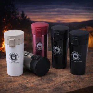 coffee travel mug 380ml – insulated stainless steel leak proof mug