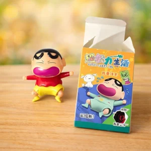 crying shinchan wind up crawling toy | manual mechanical moving cartoon figure for kids