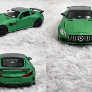 mercedes benz amg gt 1:24 scale die cast bull pack premium car with smoke, lights & engine sound