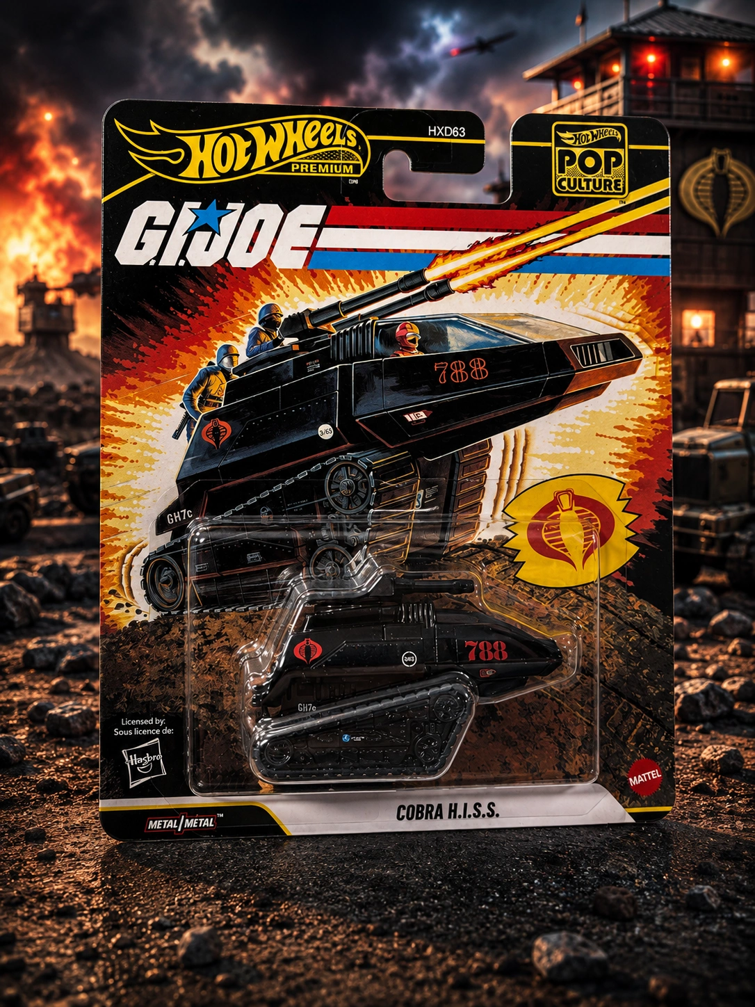 hot wheels premium cobra h.i.s.s. – g.i. joe pop culture die cast vehicle hot wheels premium cobra h.i.s.s. – g.i. joe pop culture die cast vehicle