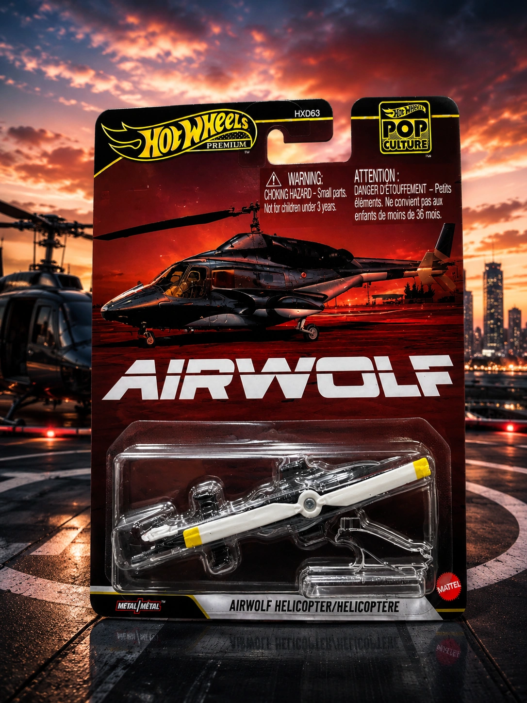 hot wheels premium airwolf helicopter – pop culture die cast collectible hot wheels premium airwolf helicopter – pop culture die cast collectible